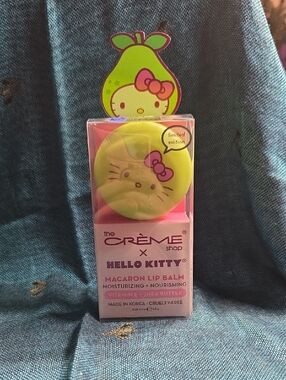 The Crème Shop x Hello Kitty Macaron Lip Balm - Lime Green